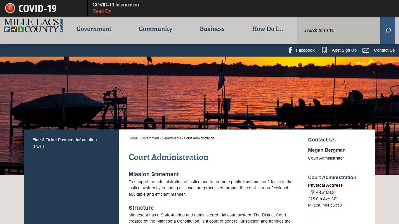 Court Administration | Mille Lacs County, MN